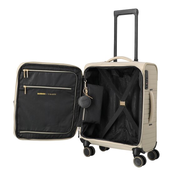 Travelite Barbara 4 Rollen Kabinentrolley S 55 cm mit Dehnfalte