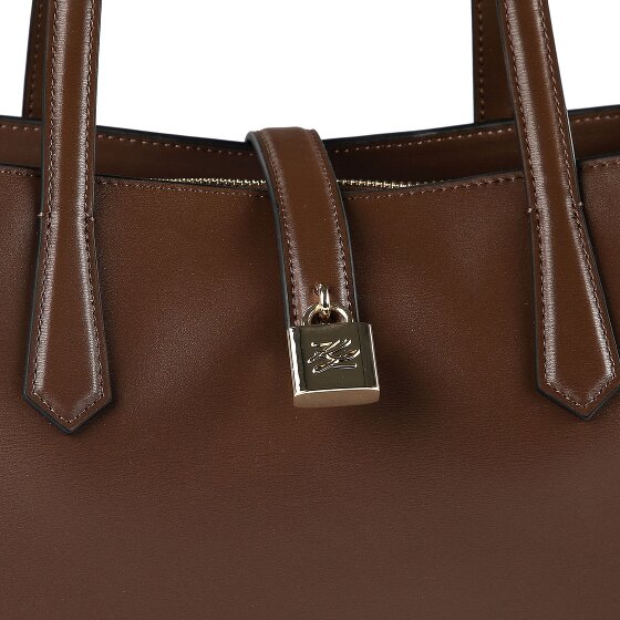 Karl Lagerfeld Autograph Schultertasche Leder 33 cm