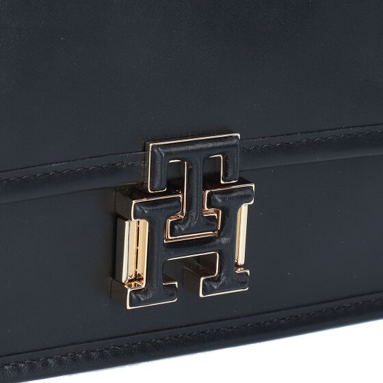 Tommy Hilfiger TH Logo Leather Umhängetasche Leder 20 cm