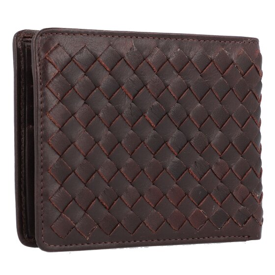 mano Don Luca Geldbörse Leder 13 cm