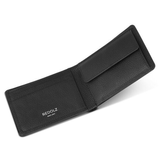 Redolz Leather Essentials QF kleine Geldbörse RFID Leder 10,5 cm