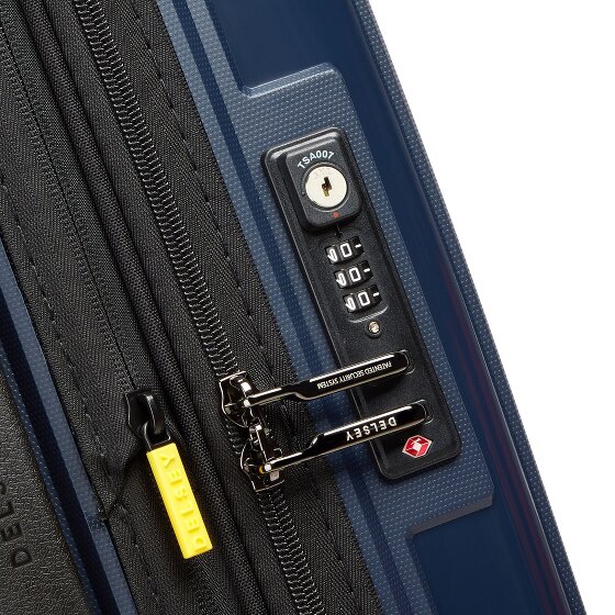 Delsey Paris Lutece Se 4 Rollen Kabinentrolley 55 cm mit Dehnfalte