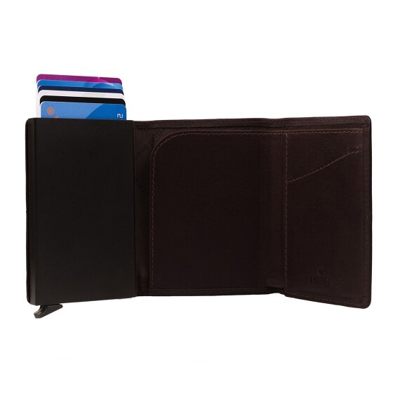 The Chesterfield Brand Wax Pull Up Kreditkartenetui RFID Schutz Leder 7 cm