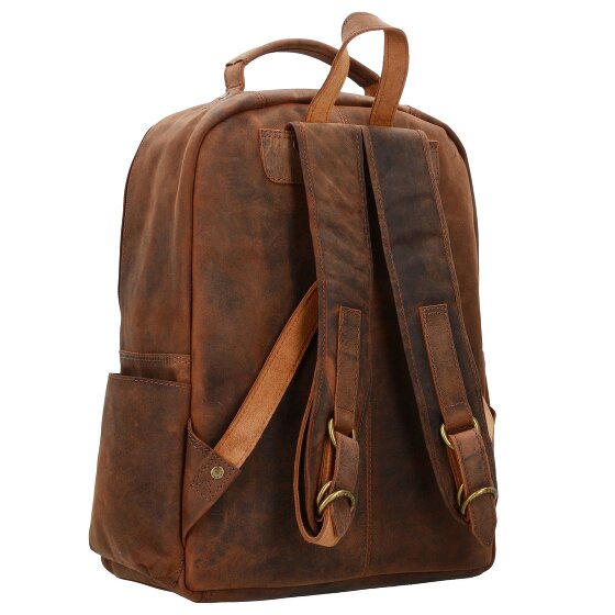 Greenland Nature Montenegro Rucksack Leder 40 cm Laptopfach