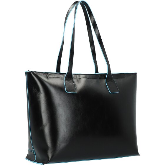 Piquadro Blue Square Shopper Tasche Leder 35 cm
