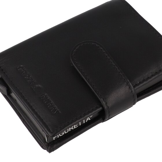 Greenburry Kreditkartenetui RFID Schutz Leder 8 cm