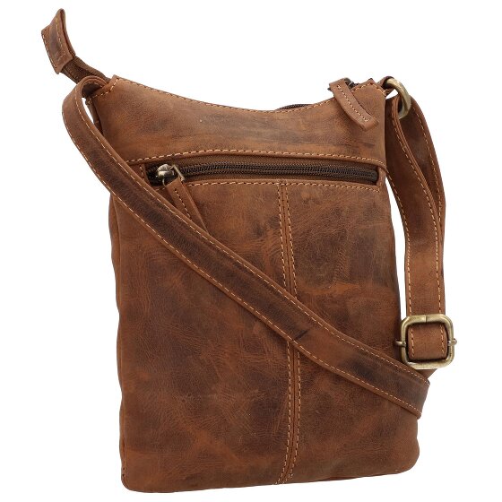 Greenburry Vintage Umhängetasche Leder 20 cm