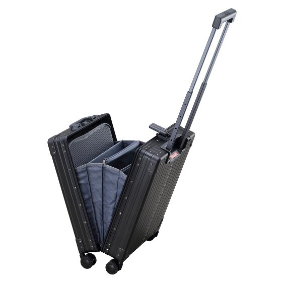 Aleon Business 4-Rollen Kabinentrolley Aluminium 55 cm