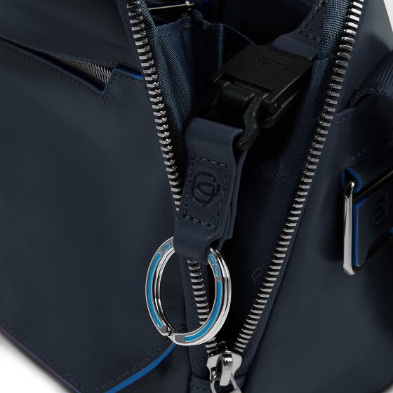 Piquadro Blue Square Umhängetasche Leder 27 cm