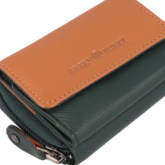 Greenburry Nappa Geldbörse RFID Schutz Leder 11 cm