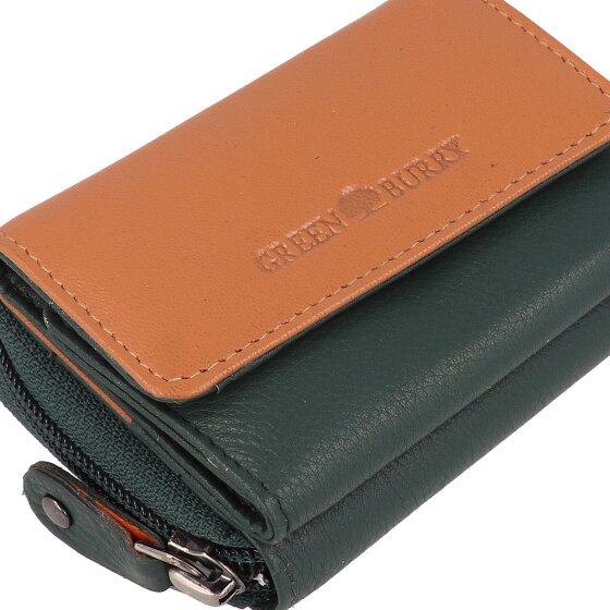 Greenburry Nappa Geldbörse RFID Schutz Leder 11 cm