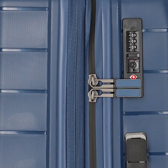 Travelite mooby 4 Rollen Trolley M 66 cm mit Dehnfalte