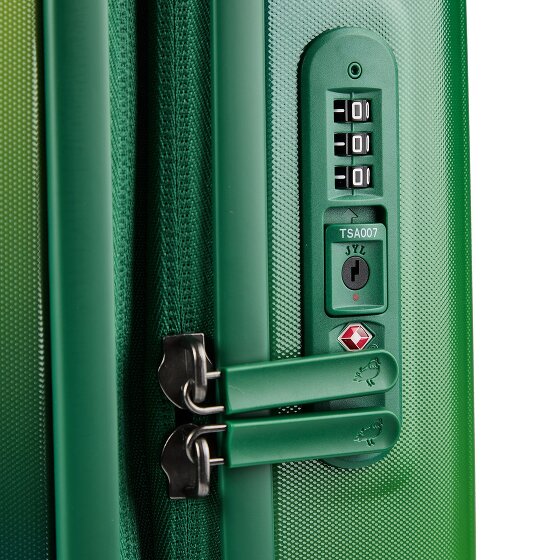Mandarina Duck Logoduck + 4 Rollen Kabinentrolley 55 cm mit Dehnfalte