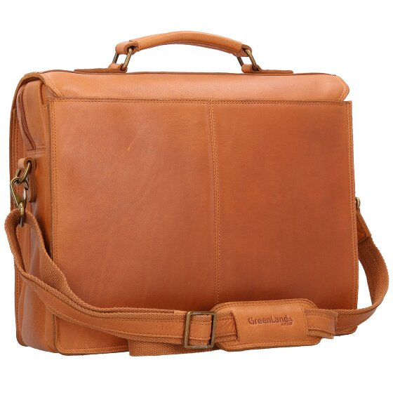 Greenland Nature Nature Aktentasche RFID Leder 40 cm Laptopfach