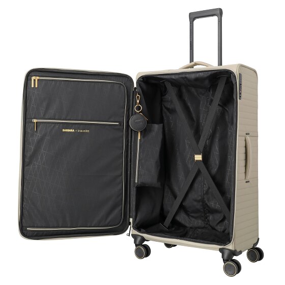 Travelite Barbara 4 Rollen Trolley L 80 cm mit Dehnfalte