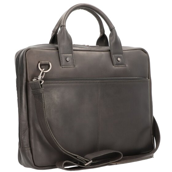 Plevier Navigator Aktentasche Leder 40 cm Laptopfach