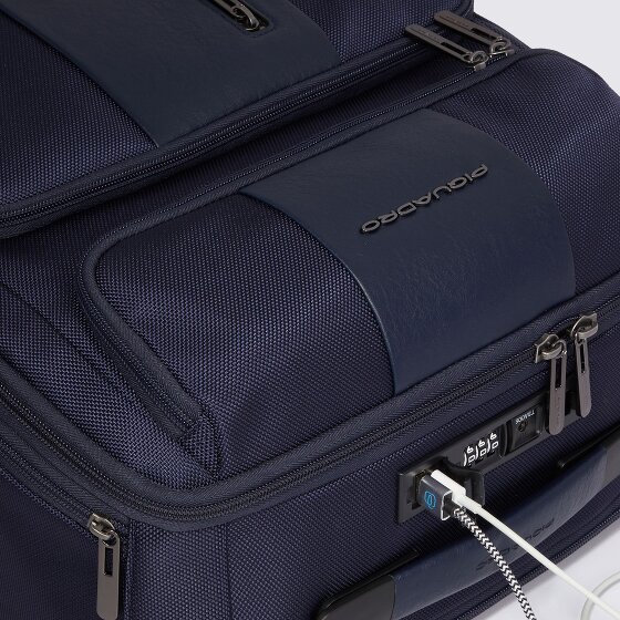 Piquadro Brief 2 4 Rollen Kabinentrolley 55 cm