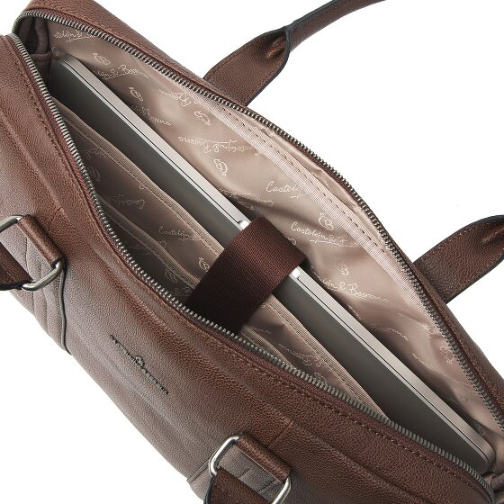Castelijn & Beerens Linee Mirjam Schultertasche Leder 40 cm Laptopfach Castelijn & Beerens Linee Mirjam Schultertasche Leder 40 cm Laptopfach