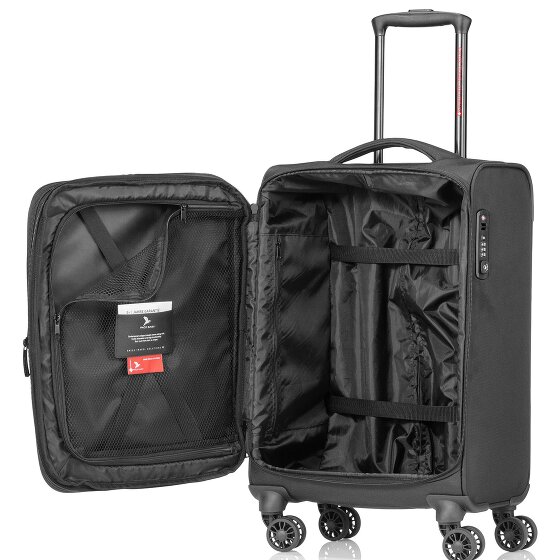 Pack Easy Infinity 4 Rollen Kabinentrolley 55 cm mit Dehnfalte
