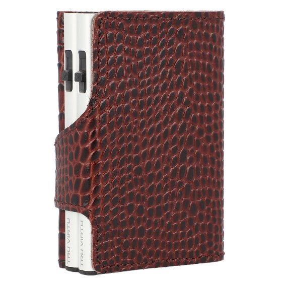 Tru Virtu Click & Slide Kreditkartenetui Geldbörse RFID Leder 6,5 cm Tru Virtu Click & Slide Kreditkartenetui Geldbörse RFID Leder 6,5 cm