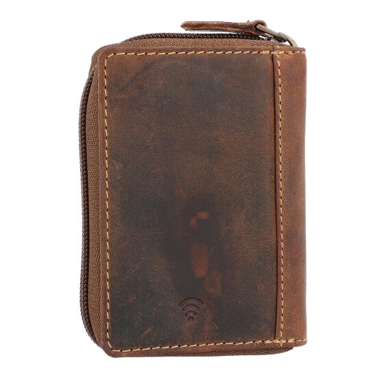 Greenburry Vintage Kreditkartenetui RFID Leder 7,5 cm