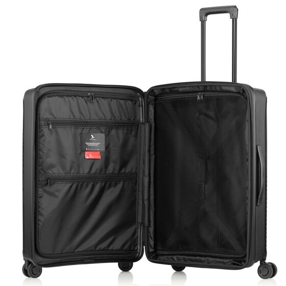Pack Easy Jet 4 Rollen Trolley 64 cm mit Dehnfalte Pack Easy Jet 4 Rollen Trolley 64 cm mit Dehnfalte