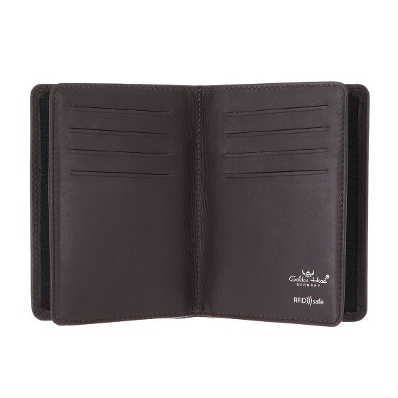 Golden Head Polo Ausweisetui RFID Leder 9 cm