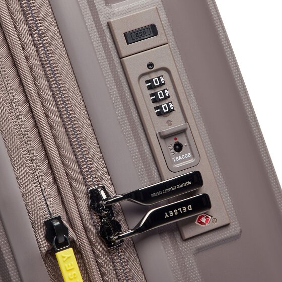 Delsey Paris Lutece 4 Rollen Kabinentrolley 55 cm mit Dehnfalte