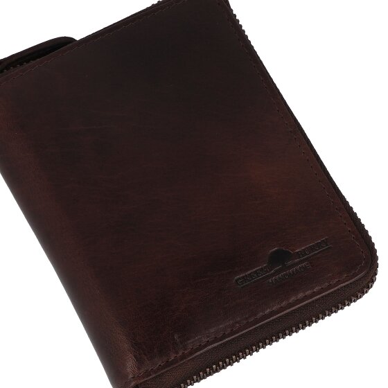 Greenburry Newport Geldbörse RFID Schutz Leder 10 cm