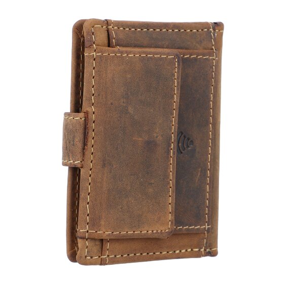 Greenburry Vintage Geldbörse RFID Leder 7 cm