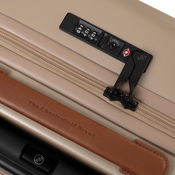 The Chesterfield Brand Zuna 4 Rollen Kabinentrolley S 55 cm