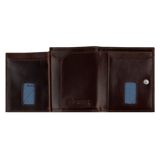 bugatti Secure Slim Geldbörse RFID Schutz Leder 8 cm