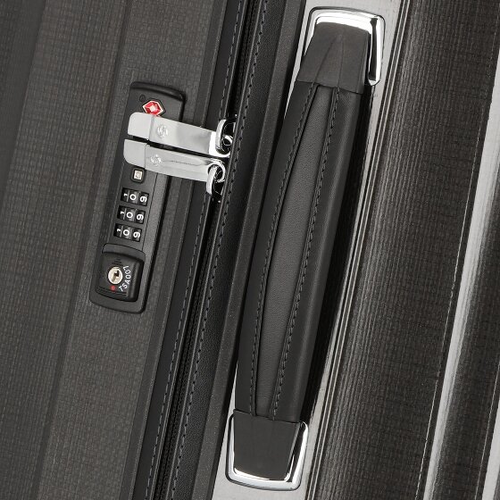 Samsonite Lite-Cube Dlx Chrome 4 Rollen Trolley 68 cm