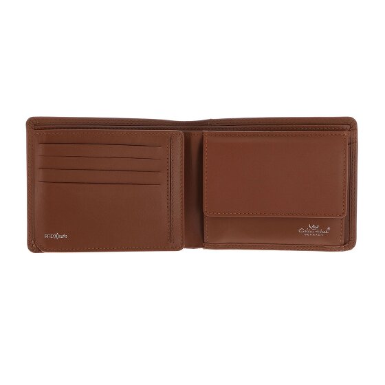 Golden Head Polo Geldbörse RFID Schutz Leder 12 cm