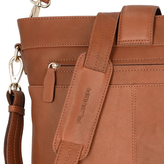 Plevier Bow Schultertasche Leder 30 cm Laptopfach