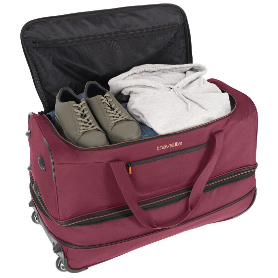 Travelite Basics 2 Rollen Reisetasche 70 cm mit Dehnfalte Travelite Basics 2 Rollen Reisetasche 70 cm mit Dehnfalte