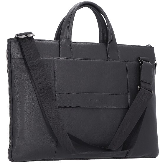 Piquadro Black Square Laptoptasche Leder 47 cm