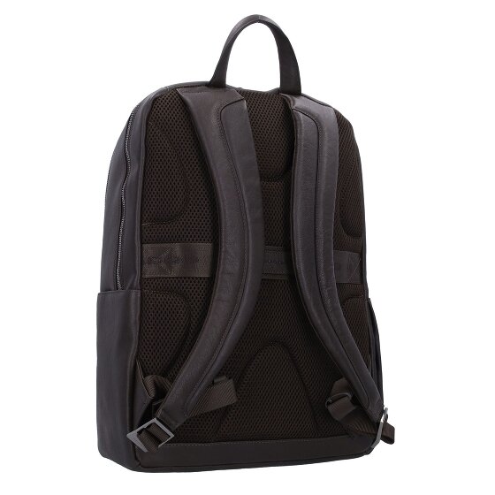 Piquadro Black Square Rucksäcke Leder 44 cm Laptopfach