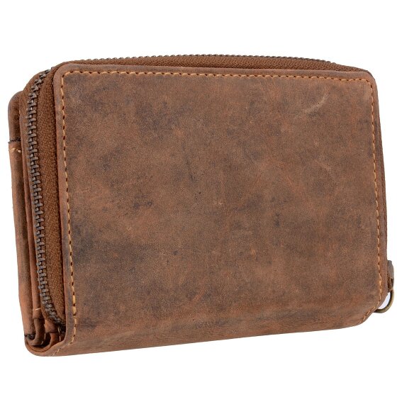 Greenburry Vintage Geldbörse Leder 13,5 cm