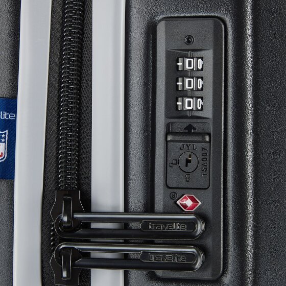 Travelite travelite x NFL 4 Rollen Kofferset 3-teilig mit Dehnfalte