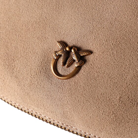 PINKO Zip Around Umhängetasche Leder 28 cm