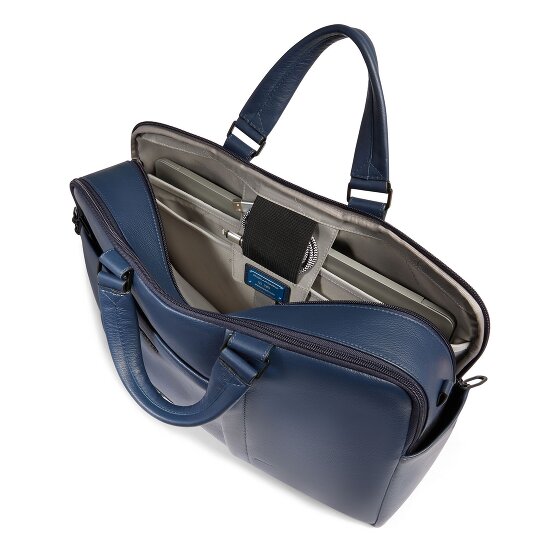 Piquadro Russel Aktentasche RFID Schutz Leder 40 cm Laptopfach