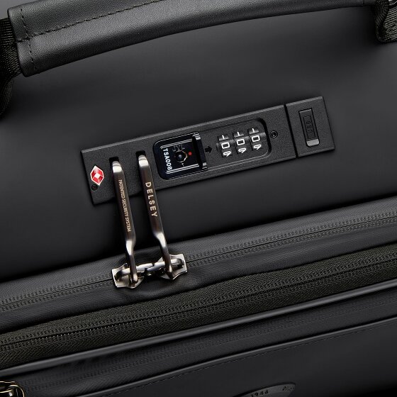 Delsey Paris Turenne Soft 4 Rollen Kabinentrolley 56 cm mit Dehnfalte