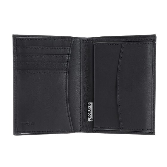 oxmox Leather Geldbörse RFID Schutz Leder 13 cm