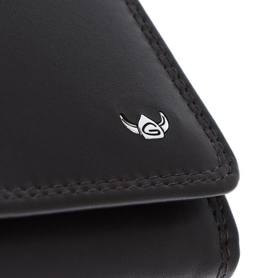 Golden Head Polo Geldbörse RFID Schutz Leder 10 cm