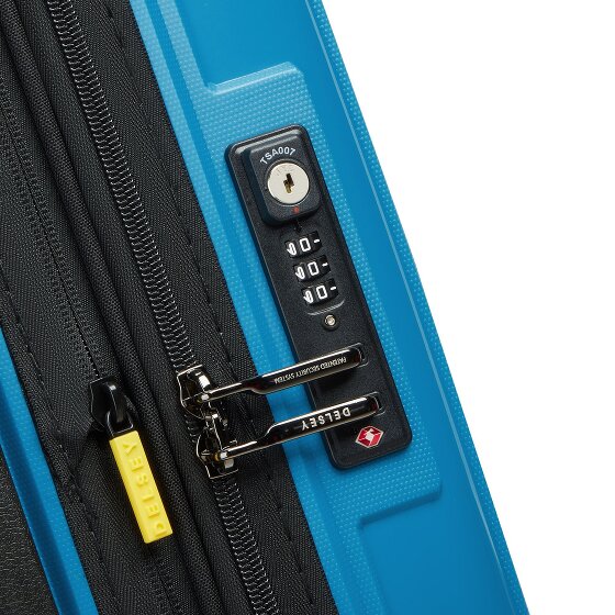 Delsey Paris Lutece Se 4 Rollen Kabinentrolley 55 cm mit Dehnfalte