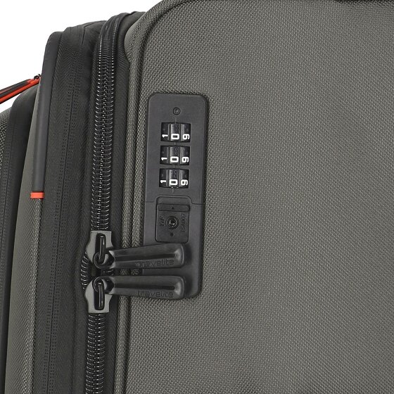 Travelite Crosslite 5.0 4 Rollen Trolley M 66 cm mit Dehnfalte