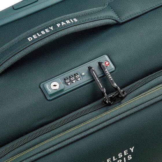 Delsey Paris Brochant 3 4 Rollen Kabinentrolley 55 cm mit Dehnfalte