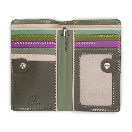 Mywalit Geldbörse RFID Schutz Leder 8 cm