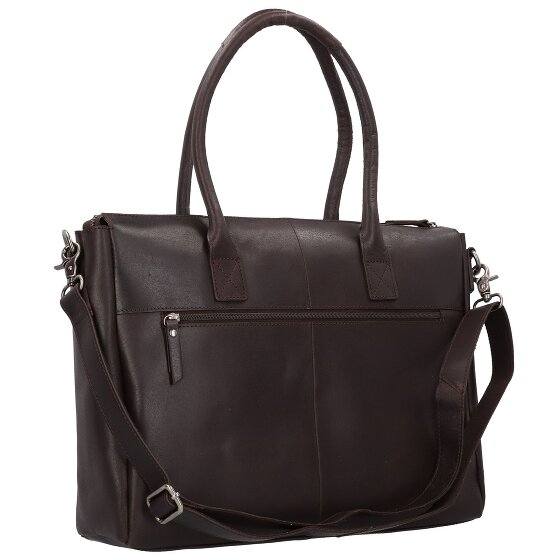 Burkely Vintage Valerie Schultertasche Leder 39 cm Laptopfach